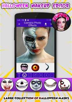 Halloween makeup photo editor screenshot 1