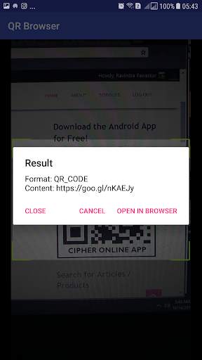 QR Browser screenshot 6