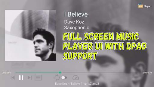 Music Player for Android TV screenshot 4