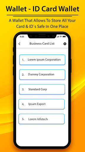 ID Card Wallet - Card Holder Wallet, Mobile Wallet screenshot 7
