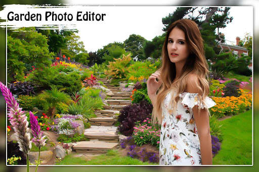 Garden photo frames : Photo Editor screenshot 1