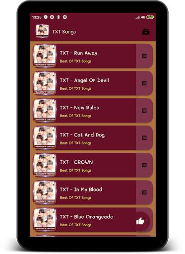 TXT Song's Offline plus Lyrics screenshot 4