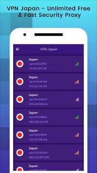 VPN Japan - Japan VPN Free screenshot 5