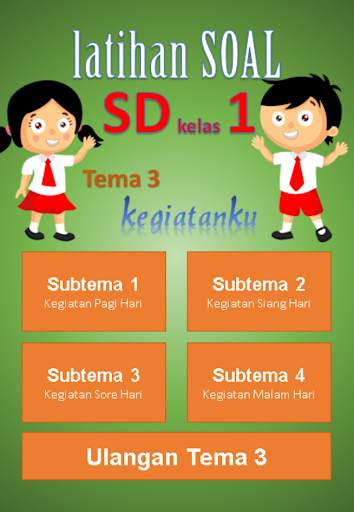 Latihan Soal SD Kelas 1 Tema 3 screenshot 2