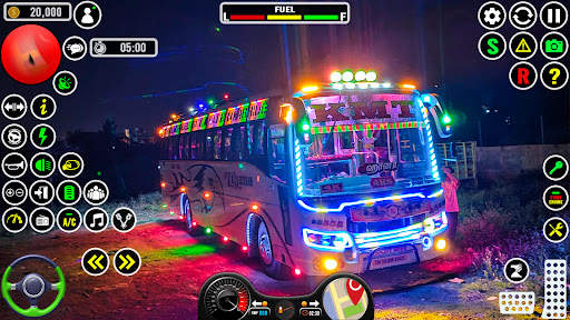 Indian Bus Drive Games 3D screenshot 1