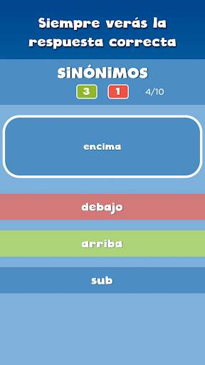 Guess the correct word Spanish screenshot 3