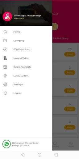 Reward Video Status स्क्रीनशॉट 1