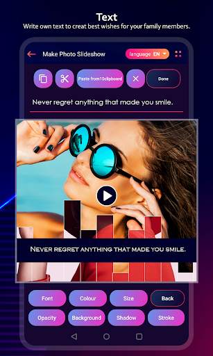 Photo to Video Maker : Photo Animation With Music screenshot 7