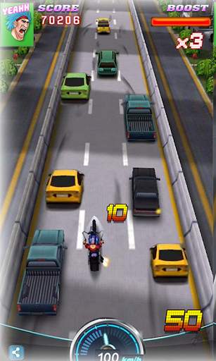 Moto racing -  Traffic race 3D screenshot 1