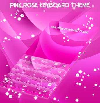 Pink Rose Keyboard Theme screenshot 5