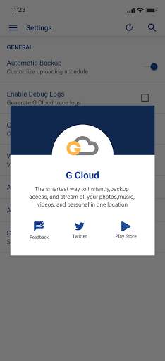 G Cloud Backup screenshot 7
