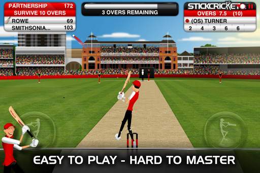 Stick Cricket Partnerships screenshot 1