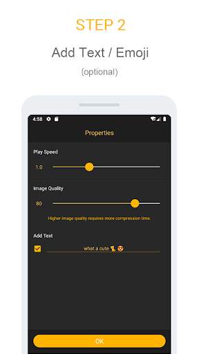 Gif mini: GIF Editor स्क्रीनशॉट 6