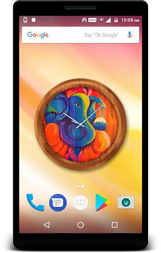 Ganesh Clock Live Wallpaper screenshot 1