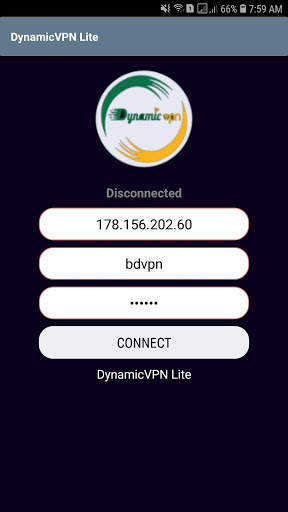 Dynamic vpn Lite screenshot 1