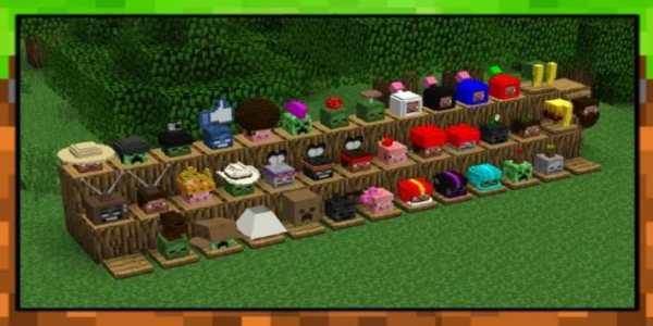 Hats Pack Mod Minecraft screenshot 1