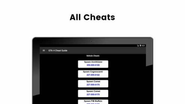 Cheat Guide GTA 4 (GTA IV) screenshot 4
