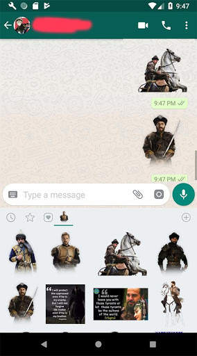 Sticker Dirilis Ertugrul For WhatsApp screenshot 2