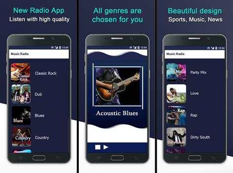 Free Tuneln music radio screenshot 1
