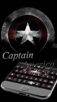 Captain America  Keyboard theme screenshot 2