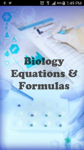 Biology Equations & Formulas screenshot 1