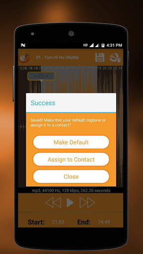 MP3 Cutter & Ringtone Maker screenshot 4