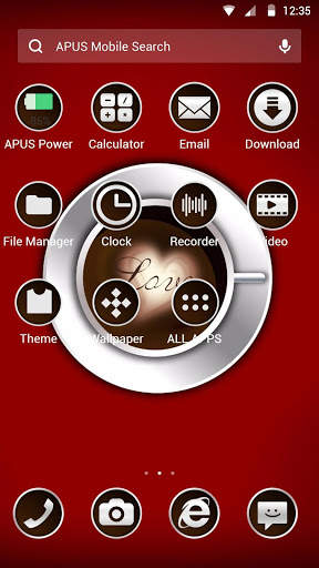 Coffee-APUS Launcher theme screenshot 2