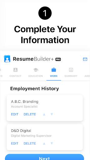 Resume Builder App Free - PDF Templates & CV Maker screenshot 7