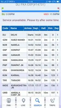 Indian Live Train Search App screenshot 2