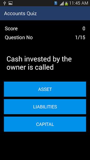 Accounting Quiz ( CR/Dr , Journal Entry, Formula) screenshot 2