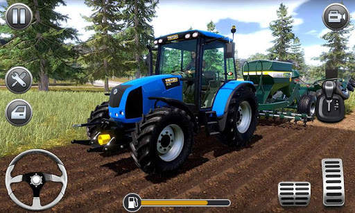 Farming Simulator - Big Tractor Farmer Driving 3D screenshot 1
