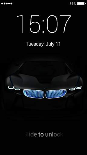 Cars Lock Screen 6 تصوير الشاشة