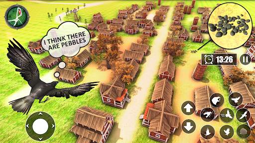 Thirsty Crow Sim: Bird Games screenshot 4