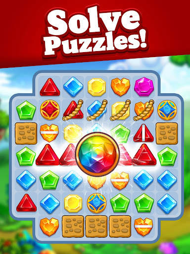 Gem & Jewel Blast Match 3 Game स्क्रीनशॉट 1