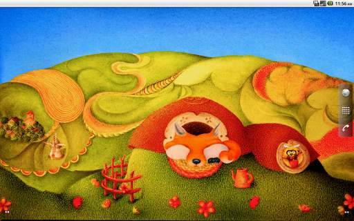 Fox Cartoon Art Live Wallpaper screenshot 5