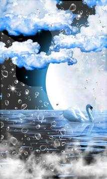 Swans Moon Night LWP screenshot 3