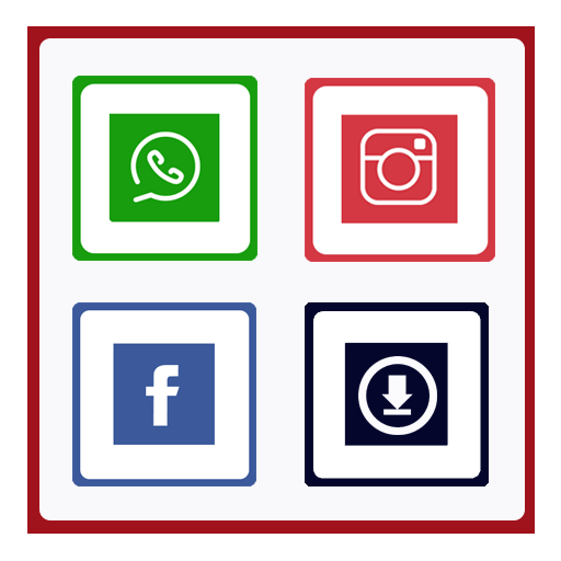 Status Saver for Whatsapp Instagram  Facebook أيقونة