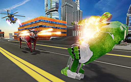 Real Robot Bull Simulator Robot Transform Games screenshot 3
