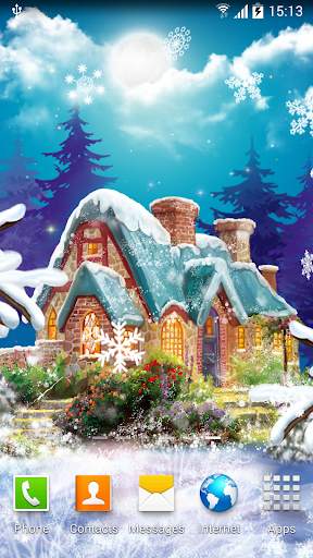 Winter Landscape Wallpaper 3 تصوير الشاشة