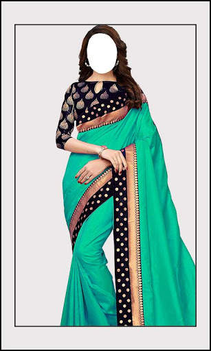Women New Sarees Photo Montage screenshot 1