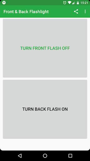 Front and Back Flashlight screenshot 2