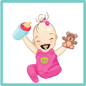 dancing and talking baby girle أيقونة