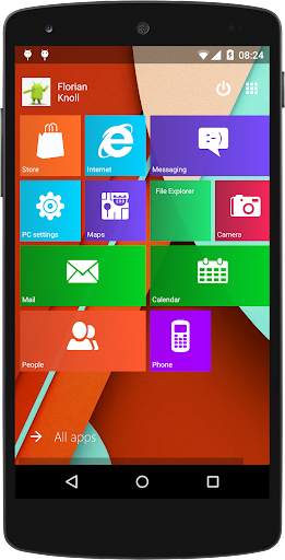 Metro UI Launcher 10 screenshot 1
