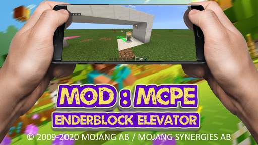 Mod : EnderBlock Elevator MCPE screenshot 2