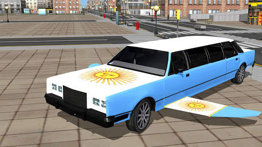Flying Limo Car Driving Fever screenshot 9