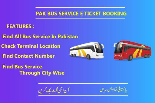 Pak Bus Service Seats Booking  2019 screenshot 1