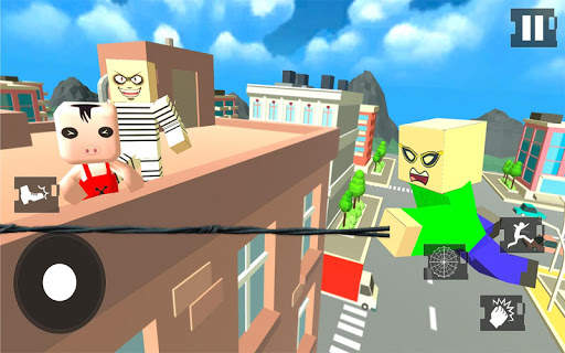 Baldi Craft Basics - Spider Rope Hero Crime City screenshot 3
