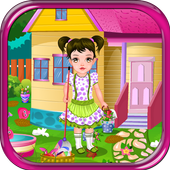 Kids House Clean Games icon