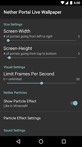 Nether Portal Live Wallpaper screenshot 2