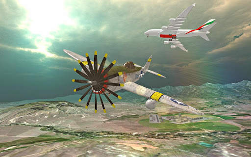 Airplane Free Fly Simulator screenshot 1